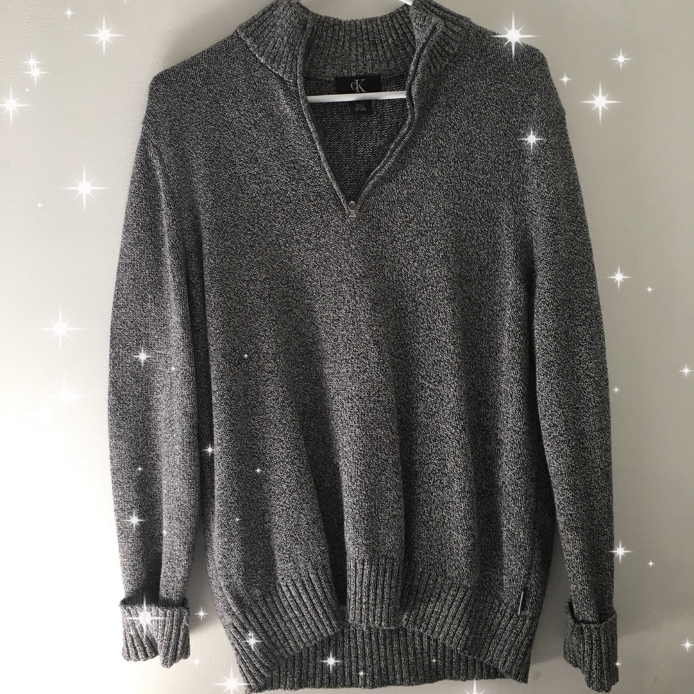 Calvin Klein Knit Quarter Zip Sweater